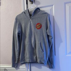 Santa Cruz Skateboards Gray Jacket Casual Style